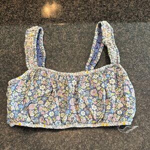 American Eagle Floral Print Crop Top